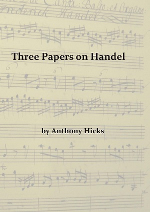 Cover image manuscript of Handel's Comus